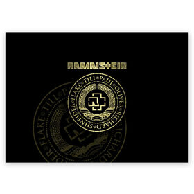 Поздравительная открытка с принтом Rammstein в Тюмени, 100% бумага | плотность бумаги 280 г/м2, матовая, на обратной стороне линовка и место для марки
 | lindemann | rammstain | rammstein | rammstein 2019 | ramstein | группы | метал | музыка | рок | тилль линдеманн