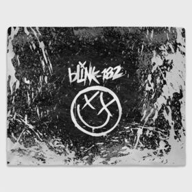 Плед 3D с принтом BLINK-182 в Тюмени, 100% полиэстер | закругленные углы, все края обработаны. Ткань не мнется и не растягивается | blink | music | rock | блинк | группа | музыка | музыканты | рок