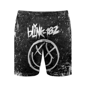Мужские шорты спортивные с принтом BLINK 182 в Тюмени,  |  | blink | music | rock | блинк | группа | музыка | музыканты | рок