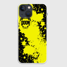 Чехол для iPhone 13 mini с принтом Doom Enternal в Тюмени,  |  | 3d | doom enternal | игра | компьютерная | логотип | темный | шутер