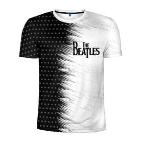 Мужская футболка 3D спортивная с принтом The Beatles (3) в Тюмени, 100% полиэстер с улучшенными характеристиками | приталенный силуэт, круглая горловина, широкие плечи, сужается к линии бедра | beatles | music | rock | the beatles | yellow submarine | битлз | джон леннон | легенда | музыка | пит бест | рок
