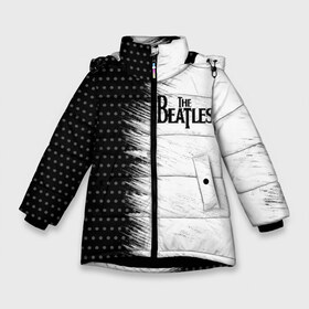 Зимняя куртка для девочек 3D с принтом The Beatles (3) в Тюмени, ткань верха — 100% полиэстер; подклад — 100% полиэстер, утеплитель — 100% полиэстер. | длина ниже бедра, удлиненная спинка, воротник стойка и отстегивающийся капюшон. Есть боковые карманы с листочкой на кнопках, утяжки по низу изделия и внутренний карман на молнии. 

Предусмотрены светоотражающий принт на спинке, радужный светоотражающий элемент на пуллере молнии и на резинке для утяжки. | beatles | music | rock | the beatles | yellow submarine | битлз | джон леннон | легенда | музыка | пит бест | рок