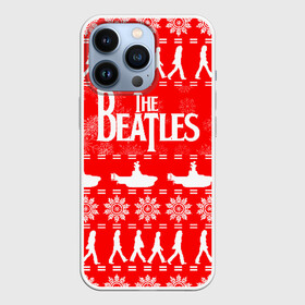 Чехол для iPhone 13 Pro с принтом The Beatles (6) в Тюмени,  |  | Тематика изображения на принте: beatles | merry christmas | music | rock | the beatles | yellow submarine | битлз | джон леннон | легенда | музыка | новогодний свитшот | новый год | пит бест | рок