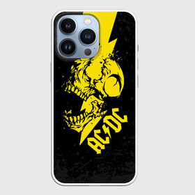 Чехол для iPhone 13 Pro с принтом AC DC HIGH VOLTAGE в Тюмени,  |  | ac dc | acdc | high voltage | music | rock | skull | группа | молния | музыка | музыканты | рок | череп