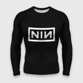 Мужской рашгард 3D с принтом NIN в Тюмени,  |  | music | nin | nine inch nails | rock | группа | музыка | музыканты | нин | рок