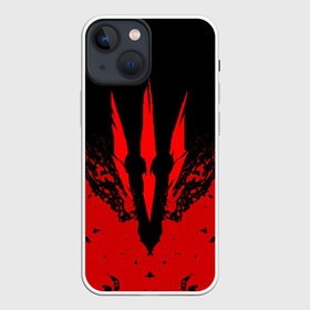 Чехол для iPhone 13 mini с принтом ВЕДЬМАК КРАСНЫЕ КОГТИ   THE WITCHER RED CLAW в Тюмени,  |  | hunter | the witcher | wild hunt | ведьмак | геральт | дикая охота | монстры | охотник | трисс | цири