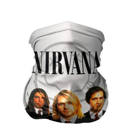 Бандана-труба 3D с принтом Nirvana в Тюмени, 100% полиэстер, ткань с особыми свойствами — Activecool | плотность 150‒180 г/м2; хорошо тянется, но сохраняет форму | 90 | alternative | crimson | david grohl | foo fighters | grunge | kurt cobain | music | nirvana | rip | rock | smile | гранж | группа | девяностые | курт кобейн | музыка | нирвана | рок