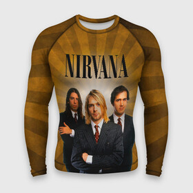 Мужской рашгард 3D с принтом Nirvana в Тюмени,  |  | 90 | alternative | crimson | david grohl | foo fighters | grunge | kurt cobain | music | nirvana | rip | rock | smile | гранж | группа | девяностые | курт кобейн | музыка | нирвана | рок