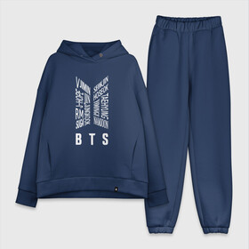 Женский костюм хлопок Oversize с принтом BTS в Тюмени,  |  | bts | bts boy | bts love | k pop | love yourself | айдол | битиэс. | бтс | ким тэ хен | фанфик бтс | чон чонгук