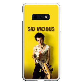 Чехол для Samsung S10E с принтом Sid Vicious в Тюмени, Силикон | Область печати: задняя сторона чехла, без боковых панелей | Тематика изображения на принте: england | music | my way | no future | sid and nancy | sid vicious | trash | музыка | панк | рок | сид вишес | сид и ненси