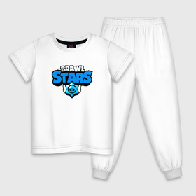 Детская пижама хлопок с принтом BRAWLSTARS в Тюмени, 100% хлопок |  брюки и футболка прямого кроя, без карманов, на брюках мягкая резинка на поясе и по низу штанин
 | android | brawl stars | games | mobile game | stars | игры | мобильные игры