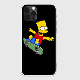 Чехол для iPhone 12 Pro Max с принтом Скейт в Тюмени, Силикон |  | bart | the simpsons | барт | симпсоны