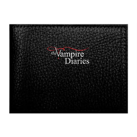 Обложка для студенческого билета с принтом Дневники Вампира в Тюмени, натуральная кожа | Размер: 11*8 см; Печать на всей внешней стороне | the vampire diaries | дневники вампира
