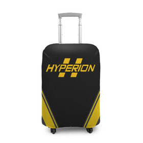 Чехол для чемодана 3D с принтом HYPERION в Тюмени, 86% полиэфир, 14% спандекс | двустороннее нанесение принта, прорези для ручек и колес | borderlands | borderlands 3 | hyperion | бордерлендс | гиперион