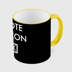 Кружка с полной запечаткой с принтом Vote в Тюмени, керамика | ёмкость 330 мл | doctor who | tardis | доктор кто | тардис