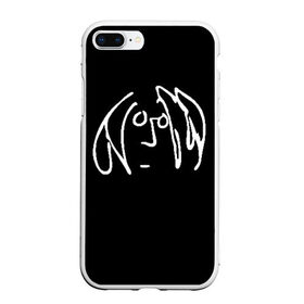 Чехол для iPhone 7Plus/8 Plus матовый с принтом Джон Леннон в Тюмени, Силикон | Область печати: задняя сторона чехла, без боковых панелей | Тематика изображения на принте: the beatles | битлз | битлы | джон леннон