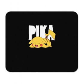 Коврик для мышки прямоугольный с принтом Пика в Тюмени, натуральный каучук | размер 230 х 185 мм; запечатка лицевой стороны | pikachu | pokeball | pokemon | пикачу | покебол | покемоны