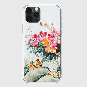 Чехол для iPhone 12 Pro Max с принтом Японские цветы в Тюмени, Силикон |  | Тематика изображения на принте: japan | japanese | искусство | картина | цветы | япония | японская гравюра | японская картина