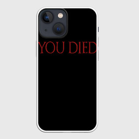 Чехол для iPhone 13 mini с принтом You Died в Тюмени,  |  | dark souls 3 | дарк соулс | темные души