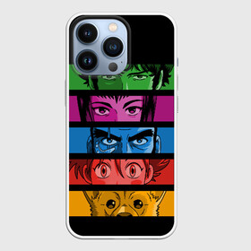 Чехол для iPhone 13 Pro с принтом Too Good, Too Bad в Тюмени,  |  | Тематика изображения на принте: anime | cowboy bebop ein | edward wong hau pepelu | faye valentine | jet black | spike | spike spiegel | слишком хорошо