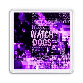 Магнит 55*55 с принтом WATCH DOGS в Тюмени, Пластик | Размер: 65*65 мм; Размер печати: 55*55 мм | action | ct os | ded sec | fox | game | hacker | legion | watch dogs | watch dogs 2 | watch dogs legion | знак лиса | игра | компьютерная игра | легион | хакер