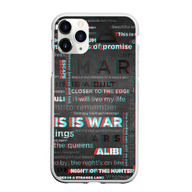 Чехол для iPhone 11 Pro матовый с принтом 30 SECONDS TO MARS в Тюмени, Силикон |  | 30 seconds to mars | 30 секунд до марса | jared leto | thirty seconds to mars | джаред лето