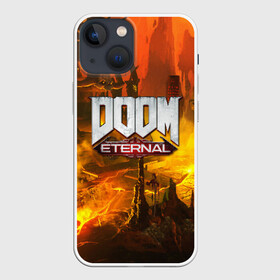 Чехол для iPhone 13 mini с принтом DOOM ETERNAL в Тюмени,  |  | doom | doom eternal | game | дум