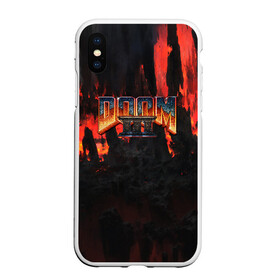 Чехол для iPhone XS Max матовый с принтом DOOM 3 в Тюмени, Силикон | Область печати: задняя сторона чехла, без боковых панелей | doom | doom eternal | game | дум