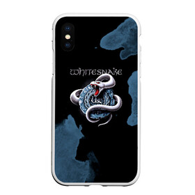 Чехол для iPhone XS Max матовый с принтом WHITESNAKE в Тюмени, Силикон | Область печати: задняя сторона чехла, без боковых панелей | Тематика изображения на принте: whitesnake | ws | белая змея | блюз | вайт | вайтснек | вс | глэм | джоэл хокстра | дэвид ковердэйл | майкл девин | метал | микеле луппи | реб бич | рок группа | снек | томми олдридж | хард | хеви