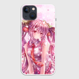 Чехол для iPhone 13 с принтом Ванильная Hatsune Miku в Тюмени,  |  | anime | character | geisha | hatsune miku | japan | kimono | manga | style | аниме | вокалоид | девушки | манга | мульт | оружие | сёдзё | сериал | хатсуне мику