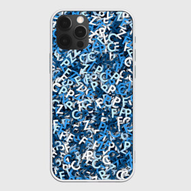 Чехол для iPhone 12 Pro Max с принтом FCZP в Тюмени, Силикон |  | fcz | белый | буквы | зенит | паттерн | питер | санкт петербург | сине бело голубые | синий | спб