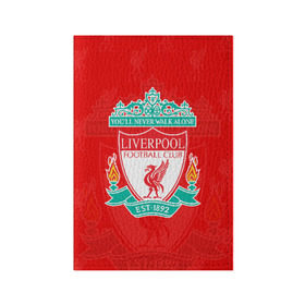 Обложка для паспорта матовая кожа с принтом Liverpool (2) в Тюмени, натуральная матовая кожа | размер 19,3 х 13,7 см; прозрачные пластиковые крепления | Тематика изображения на принте: champions | england | league | liverpool | англия | ливерпуль | лига | чемпионов