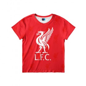 Детская футболка 3D с принтом Liverpool (4) в Тюмени, 100% гипоаллергенный полиэфир | прямой крой, круглый вырез горловины, длина до линии бедер, чуть спущенное плечо, ткань немного тянется | champions | england | league | liverpool | англия | ливерпуль | лига | чемпионов