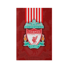 Обложка для паспорта матовая кожа с принтом Liverpool (6) в Тюмени, натуральная матовая кожа | размер 19,3 х 13,7 см; прозрачные пластиковые крепления | Тематика изображения на принте: champions | england | league | liverpool | англия | ливерпуль | лига | чемпионов