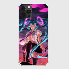 Чехол для iPhone 12 Pro Max с принтом Hatsune Miku в Тюмени, Силикон |  | Тематика изображения на принте: anime | character | geisha | hatsune miku | japan | kimono | manga | style | аниме | вокалоид | девушки | манга | мульт | оружие | сёдзё | сериал | хатсуне мику