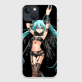 Чехол для iPhone 13 с принтом Мику Хацунэ в Тюмени,  |  | anime | character | geisha | hatsune miku | japan | kimono | manga | style | аниме | вокалоид | девушки | манга | мульт | оружие | сёдзё | сериал | хатсуне мику