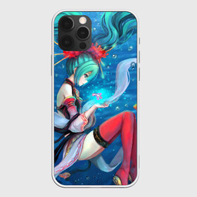 Чехол для iPhone 12 Pro Max с принтом Hatsune Miku в Тюмени, Силикон |  | Тематика изображения на принте: anime | character | geisha | hatsune miku | japan | kimono | manga | style | аниме | вокалоид | девушки | манга | мульт | оружие | сёдзё | сериал | хатсуне мику