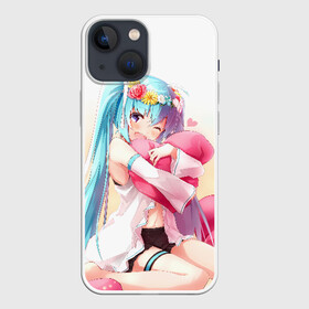 Чехол для iPhone 13 mini с принтом Милый ангел в Тюмени,  |  | anime | character | geisha | hatsune miku | japan | kimono | manga | style | аниме | вокалоид | девушки | манга | мульт | оружие | сёдзё | сериал | хатсуне мику