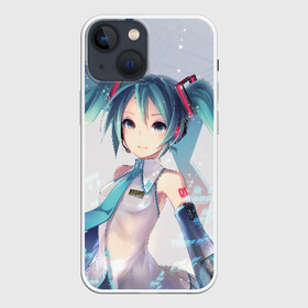 Чехол для iPhone 13 mini с принтом МИКУ ХАЦУНЭ | MIKU HATSUNE в Тюмени,  |  | anime | character | geisha | hatsune miku | japan | kimono | manga | style | аниме | вокалоид | девушки | манга | мульт | оружие | сёдзё | сериал | хатсуне мику