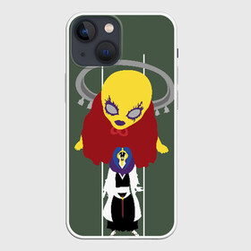 Чехол для iPhone 13 mini с принтом Mayuri Kurotsuchi в Тюмени,  |  | bankai | bleach | captain | kurotsuchi | mayuri | shinigami | банкай | блич | капитан | куроцучи | маюри куроцути | шинигами