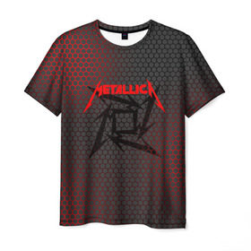 Мужская футболка 3D с принтом Metallica в Тюмени, 100% полиэфир | прямой крой, круглый вырез горловины, длина до линии бедер | metalica | metallica | группа | джеймс хэтфилд | кирк хэмметт | ларс ульрих | метал | металика | металлика | миталика | музыка | роберт трухильо | рок | трэш | трэшметал | хард | хеви