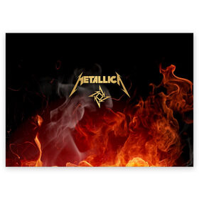 Поздравительная открытка с принтом METALLICA в Тюмени, 100% бумага | плотность бумаги 280 г/м2, матовая, на обратной стороне линовка и место для марки
 | metallica | rock | джеймс хэтфилд | джейсон ньюстед | дэйв мастейн | кирк хэмметт | клифф бёртон | ларс ульрих | металлика | музыка | роберт трухильо | рок