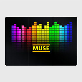 Магнитный плакат 3Х2 с принтом MUSE BAND в Тюмени, Полимерный материал с магнитным слоем | 6 деталей размером 9*9 см | muse | rock | рок