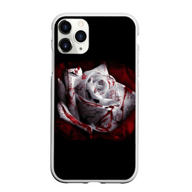 Чехол для iPhone 11 Pro матовый с принтом Кровавая роза в Тюмени, Силикон |  | брызги | кровавая роза | кровь | роза | цветы