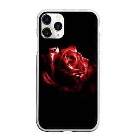 Чехол для iPhone 11 Pro матовый с принтом Кровавая роза в Тюмени, Силикон |  | брызги | кровавая роза | кровь | роза | цветы