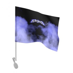 Флаг для автомобиля с принтом Metallica в Тюмени, 100% полиэстер | Размер: 30*21 см | metalica | metallica | группа | джеймс хэтфилд | кирк хэмметт | ларс ульрих | метал | металика | металлика | миталика | музыка | роберт трухильо | рок | трэш | трэшметал | хард | хеви