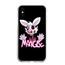 Чехол для iPhone XS Max матовый с принтом Fnaf Mangle в Тюмени, Силикон | Область печати: задняя сторона чехла, без боковых панелей | Тематика изображения на принте: 4 | animation | bonnie | chica | fnaf | foxy | freddy | funny | horror | pizza | scary | sfm | бонни | майк | ночей | пять | ужас | фокси | фредди | чика | шмидт