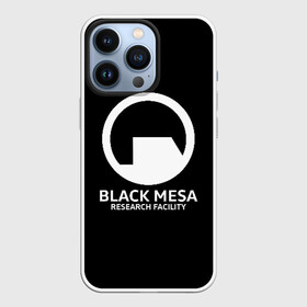 Чехол для iPhone 13 Pro с принтом BLACK MESA в Тюмени,  |  | Тематика изображения на принте: aperture laboratorie | black mesa | gordon freeman | half life | half life 3 | valve | блэк меса | вэлв | гордон фриман | халф лайф