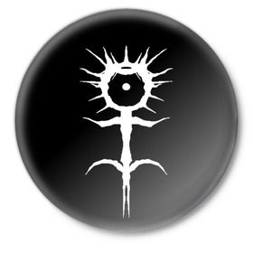 Значок с принтом Ghostemane в Тюмени,  металл | круглая форма, металлическая застежка в виде булавки | Тематика изображения на принте: ghostemane | ill biz | mercury | noise | young crowley | рэп | рэпер | эрик уитни