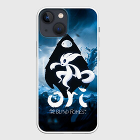 Чехол для iPhone 13 mini с принтом Ori   And The Will Of The Wisp в Тюмени,  |  | microsoft studios | moon studios | ori | ori and the blind forest | unity | лес | луна | нибела | ночной лес | ночь | ори | платформер | сова